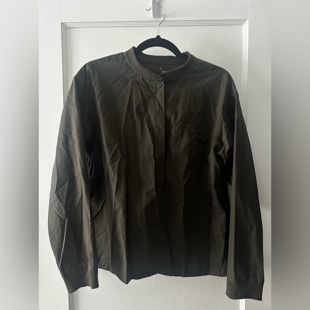 Muji Dark Olive Utility Jacket